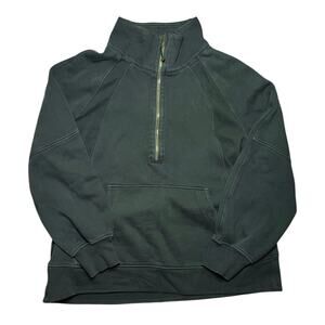 Lululemon Scuba Oversized Funnel-Neck Half Zip Dark Forest / Gold Size XL/XXL